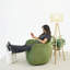 Chaise pivotante rembourrée