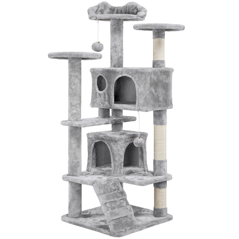 139cm  Cat Tree, Light Grey