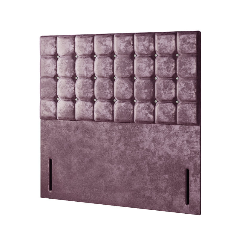 Galarza Upholstered Divan Bed, Kingsize (5'), Purple, 4 Drawers