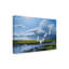 «Summer Storm Egrets» par Berrien, impression sur toile tendue-27644668