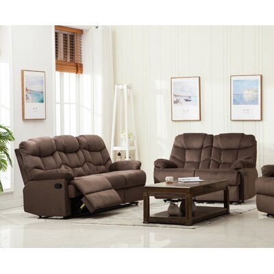 Hiran 2 Piece Velvet Reclining Living Room Set -  Red Barrel StudioÂ®, 1A396ABC418640889AE359C83EFA6F76