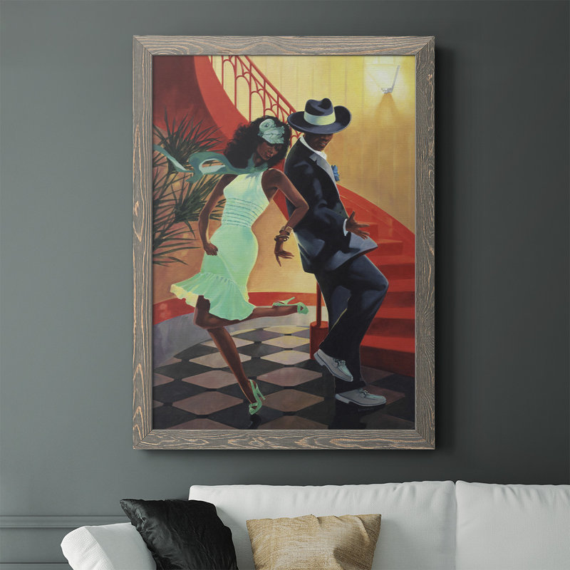 Ashka Night out IV - Reproduction de photo sur toile simple, gris, H 43,5 po x l 31,5 po x P 1 po