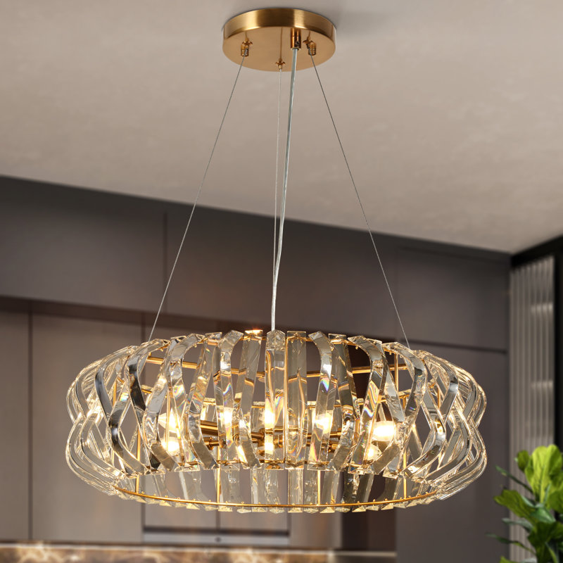6 - Light Dimmable Chandelier