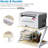 11.3'' H X 17.4'' W Desktop Printer Stand with Storage Shelf – Adjustable, Anti-Skid Feet, and Easy Assembly for Home & Office-110271146