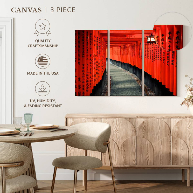 Sebbie Fushimi Inari Columns, 36" H x 57" W