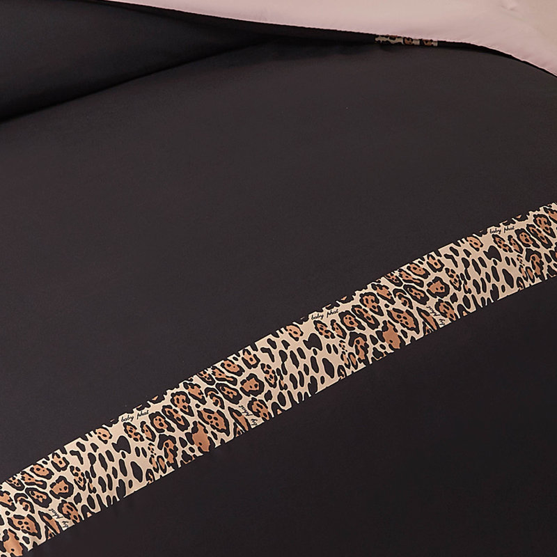 Baby Phat Leopard Hotel Border Comforter Sets, Full/Queen