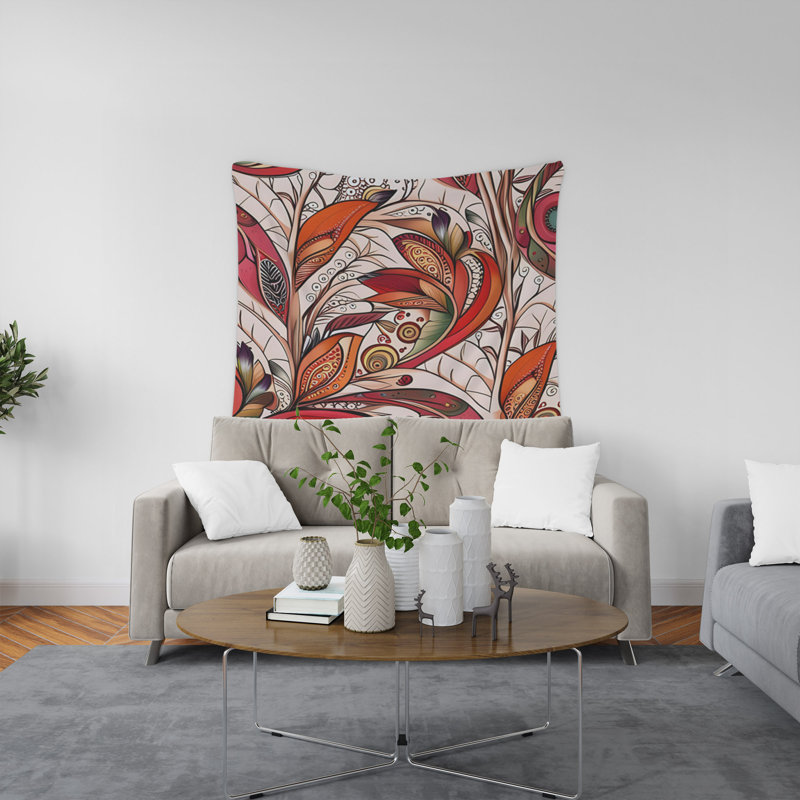 Tapisserie murale, H 88 po x l 104 po