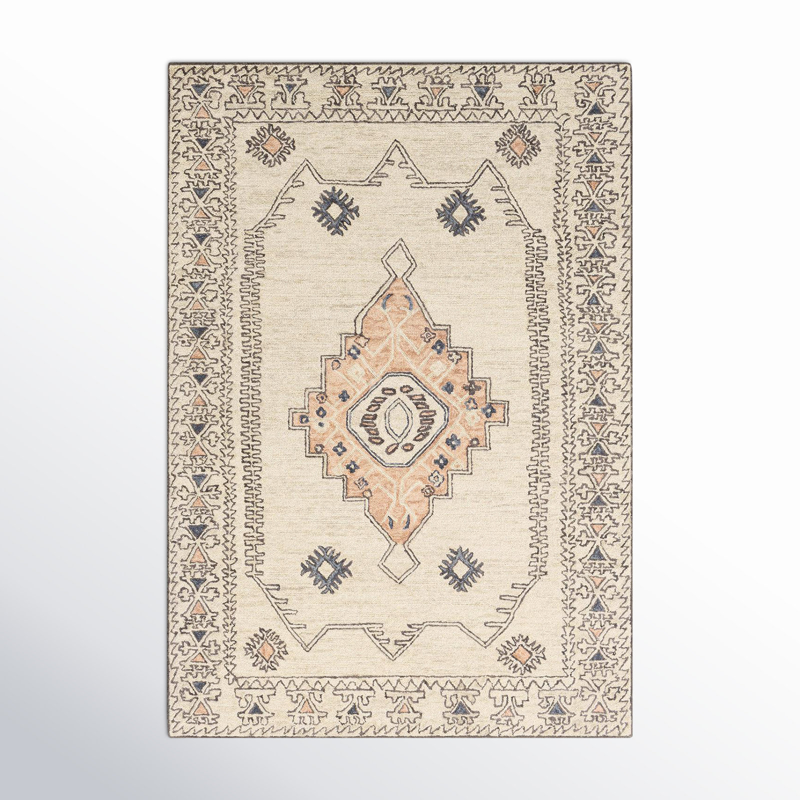 Moore Hand-Woven Oriental Rug, Rectangle 8' x 10'