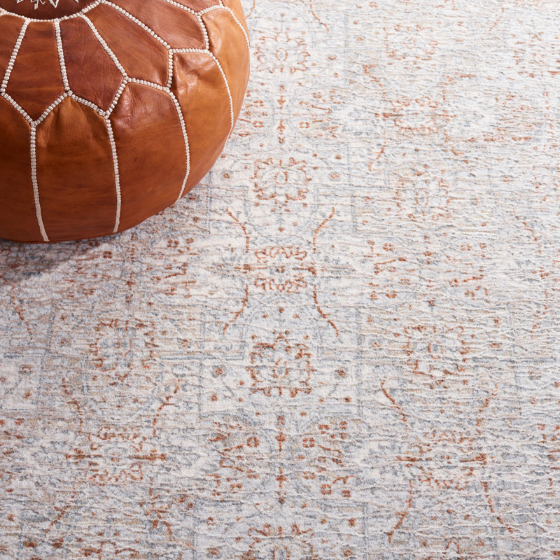 Marmara Performance Abstract Rug, Square 6'7"