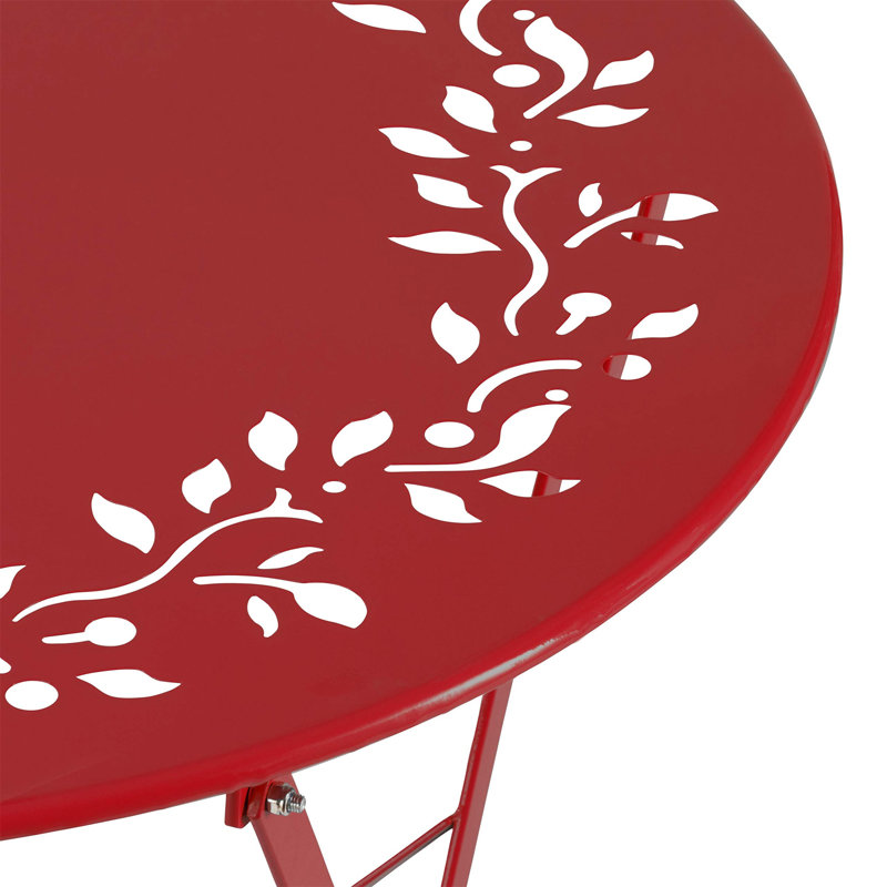 2 Seater Bistro Set, Red