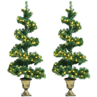 48' Lighted Pine Christmas Tree