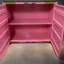 Buffet de style industriel avec roulettes
