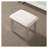Moniya Silver Wood Makeup Vanity Table and Stool Set with Adjustable Oval Mirror and 3 Drawers