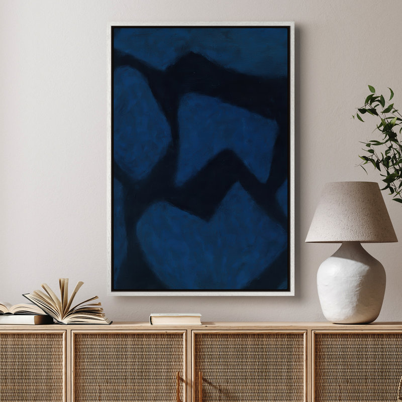 Art mural encadré, impressions murales abstraites géométriques pour chambre à coucher - 16 po x 24 po, H 24 po x l 16 po