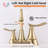 Bathroom faucet with 360 degree turn spout-110825927