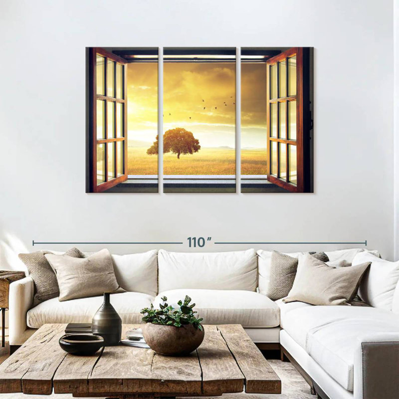 Harnek Sunny Spring Window, 48" H x 74" W