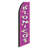 Double Sided 138'' H x 38'' W Polyester Feather Banner