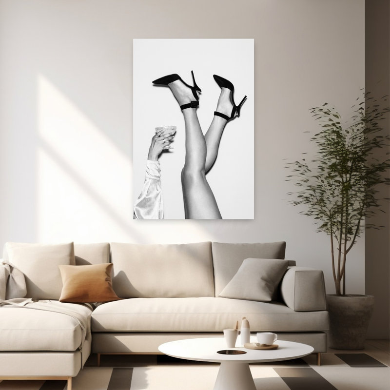 Art contemporain, art contemporain abstrait élégant, H 60 po x l 40 po