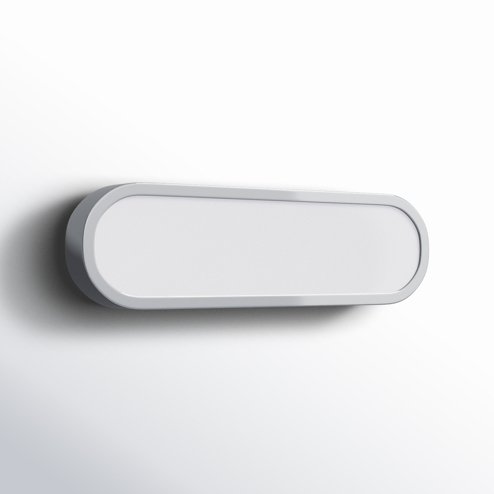 Single Dimmable LED Bath Bar, White/Polished Chrome