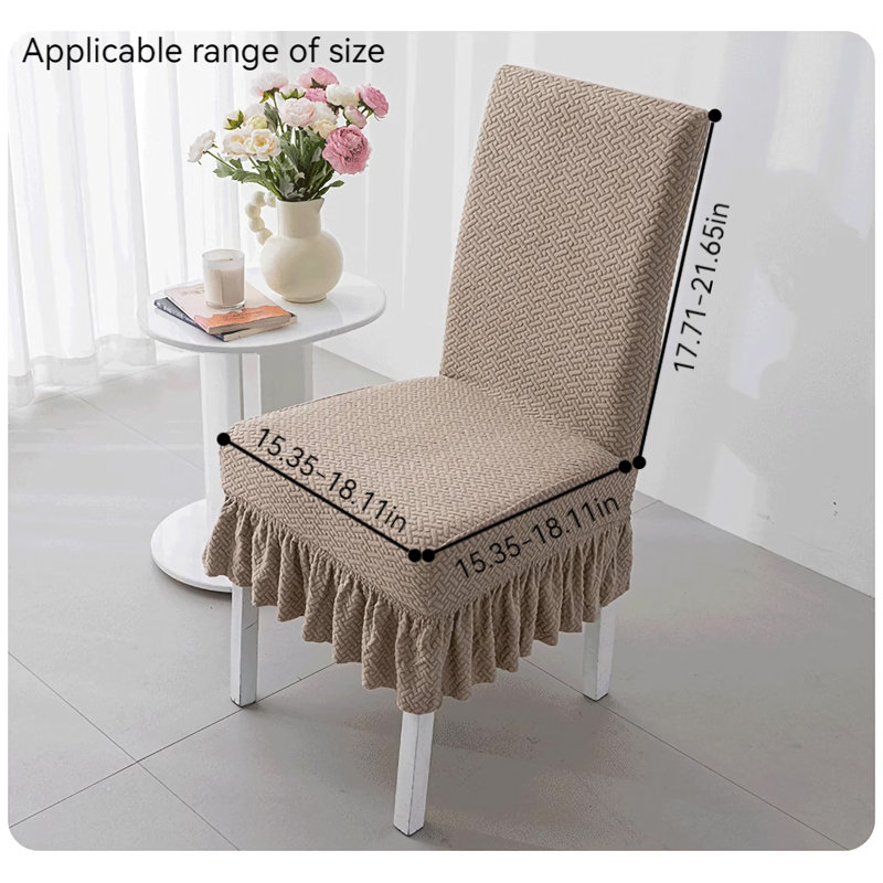 Housse pour chaise de salle à manger