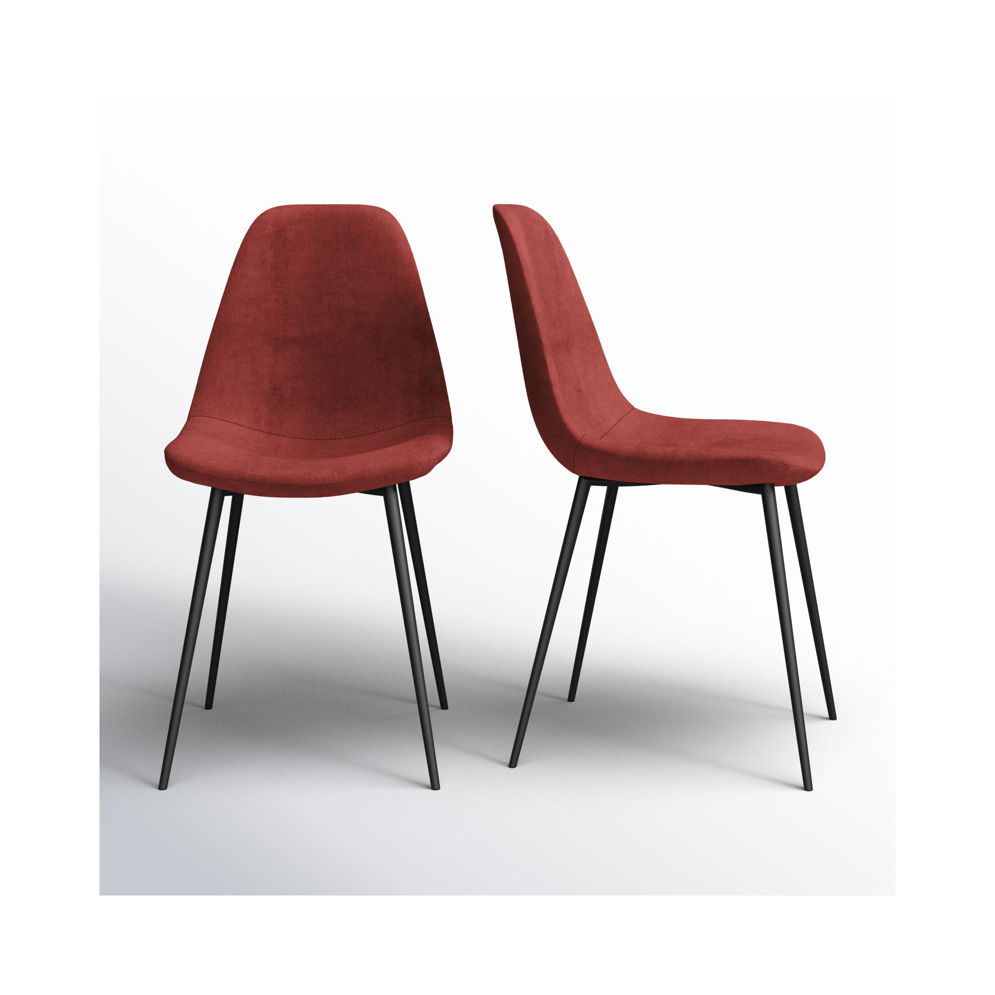 Kody Performance Velvet Dining Chair, Bella Claret Performance Velvet