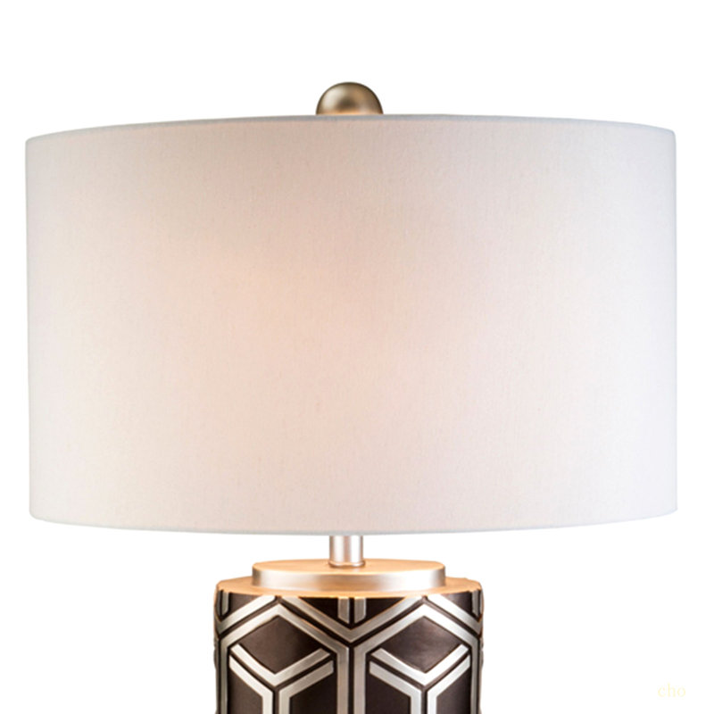 29.5" Tall Table Lamp, Weave Chestnut Design