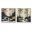 «Beige Forest» et «Blue River Natures Balance I», ensemble d'art décoratif mural, ensemble 2 pièces-475416372-475416374-475416377