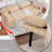 Convertible 2-Person Sofa Bed With Adjustable Backrest,Plush Corduroy Upholstery, 2 Pillows Included-1325084466