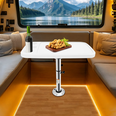 Removable RV Table Top With Cup Holders