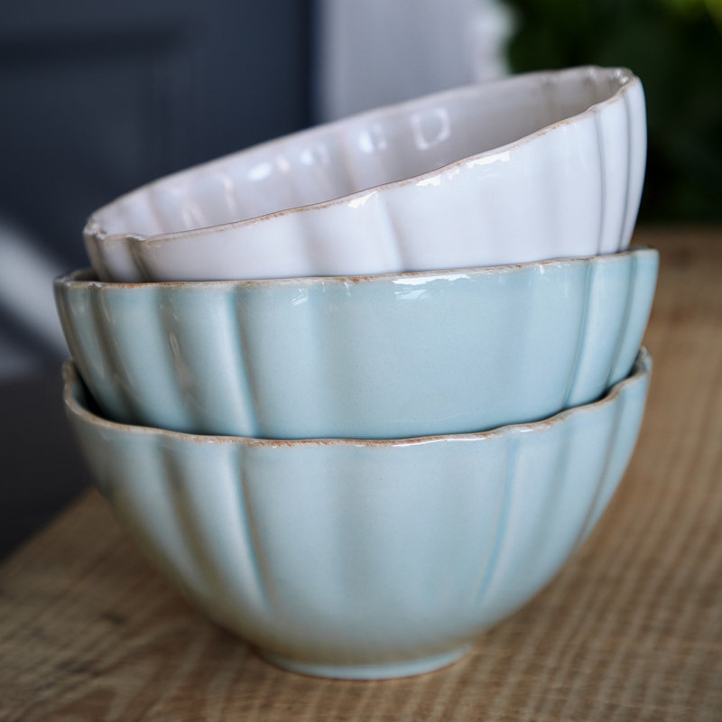 Alentejo Handmade Stoneware Dinnerware Set, Turquoise
