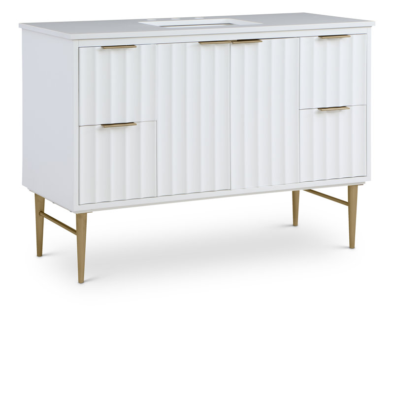 Ensemble de meuble-lavabo Mihai, Or