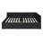 Black, Full Size, Daybed, Velvet Upholstery, Two Drawers, Comfortable , , Modern Style, Office Size Bed Frame With Storage Mid - Century For-1569875473