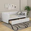 Lit de jour simple tapissier avec tiroirs-319255523