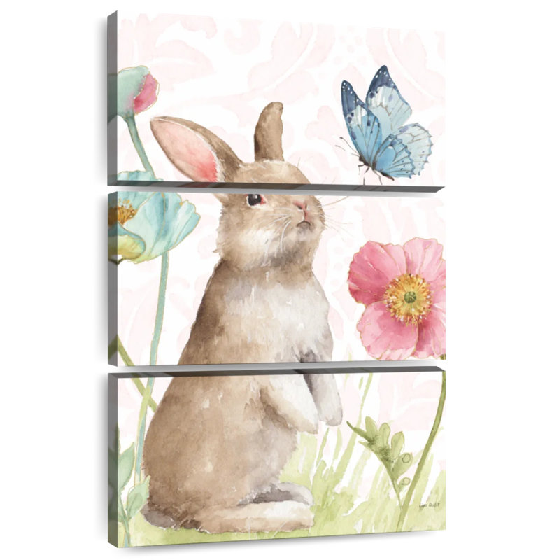 Spring Softies Bunnies Pink, 38" H x 24" W