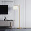 Lampe sur pied DEL moderne noire | Température de couleur réglable | Abat-jour rotatif | Base en métal robuste-489081823