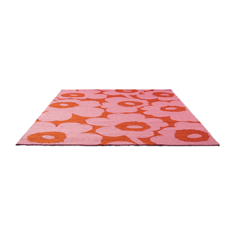 Unikko Honey | 132406, Orange, Rectangle 4'7" x 6'7"