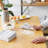 Checkered Waffle Dish Cloth Kitchen Towel-1223358856