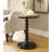 Table In Black Wood - Ideal For Daily Gathering Round Heat-428543152