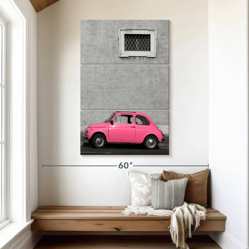Voiture rétro Mehar Girly, H 32 po x l 20 po