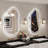 Lunara UL Certified Asymmetrical Frontlit&Backlit LED Bathroom Vanity Mirror, Irregular Wall Mirror with 4mm Tempered Glass, Dimmable, 3 Year Warranty-1433478518
