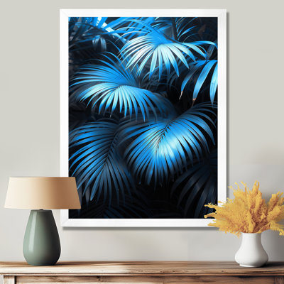 «Blue Palm Trees» par Natures Nuance I - palmiers et palmiers, art mural