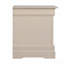 Élégante table de chevet beige au design classique-368065084