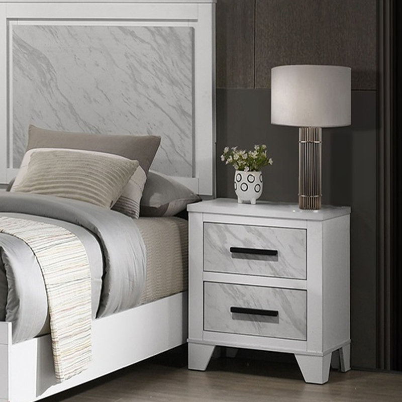Table de chevet noire 1pc
