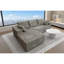 Canapé-lit modulaire rembourré avec accoudoirs larges Nahomie Boneless-115323753-115323754