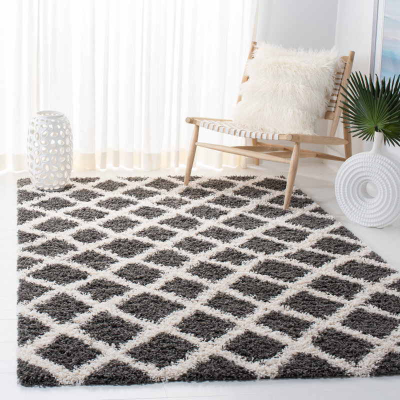 Skyleen Shag Performance Geometric Rug, null