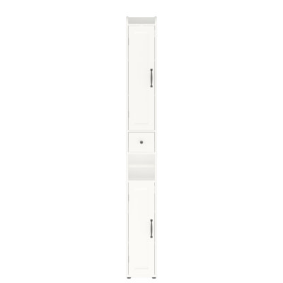 65.52" Tall Freestanding Bathroom Cabinet With Adjustable Shelves, 2 Doors, - Tip, Open Compartments, , White For Small Bathroom, Kitchen And Study Spaces Door In Homes