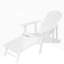 Chaise de patio d'extérieur en bois d'acacia-1420700492