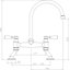 Abode Traditional Bridge Deck Mounted Mixertap-94075856