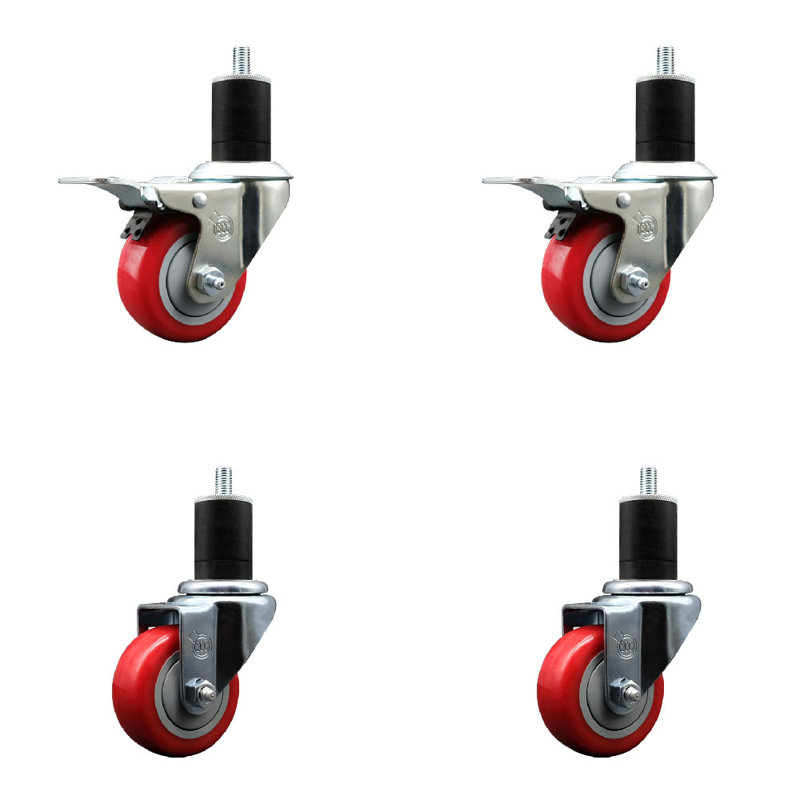 Ensemble de roulettes extensibles Poly