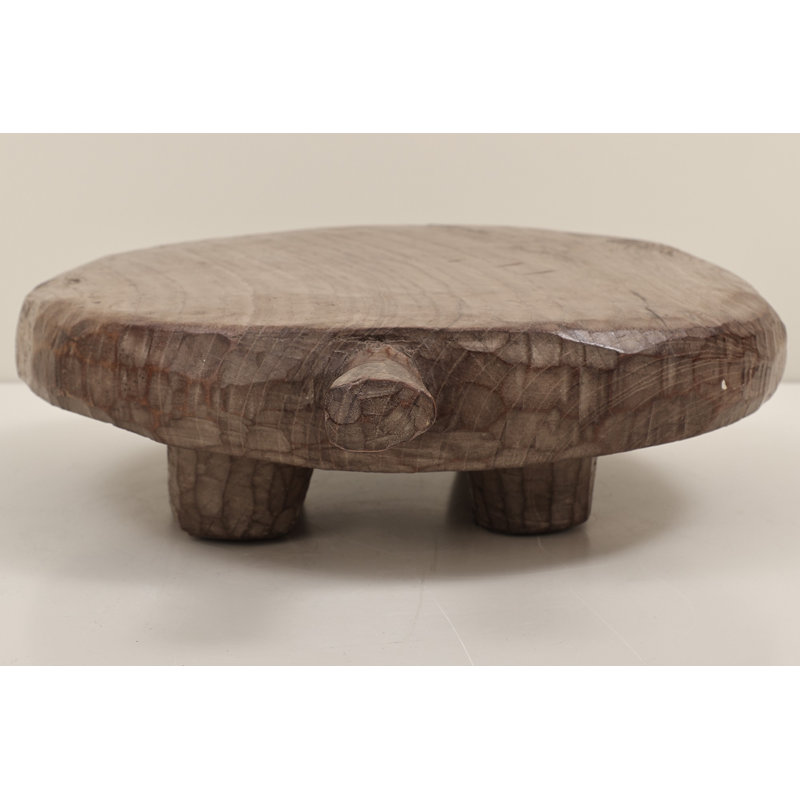  Piédestal en bois de manguier 15 po - Décoration de table
